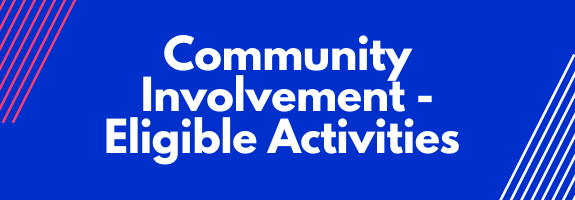 Community Involvement - Eligible Activities